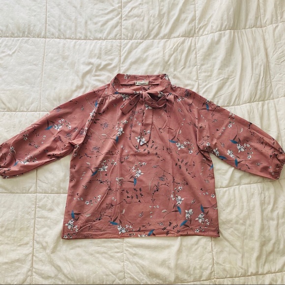 💖NEW💖 Jon & Anna plus size neck tie blouse - Picture 3 of 5